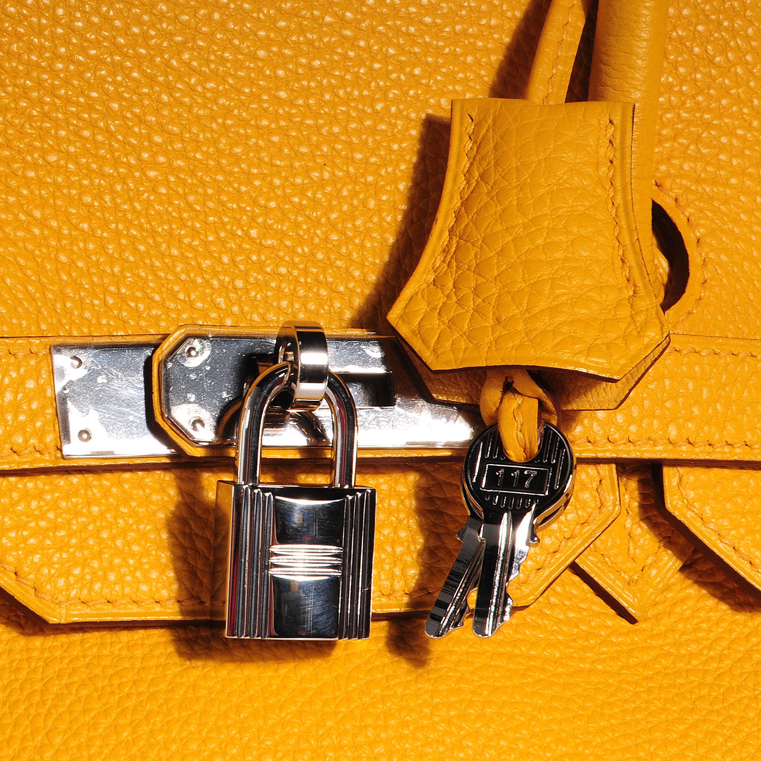 Hermes Togo Birkin 35 Jaune 9 of 10