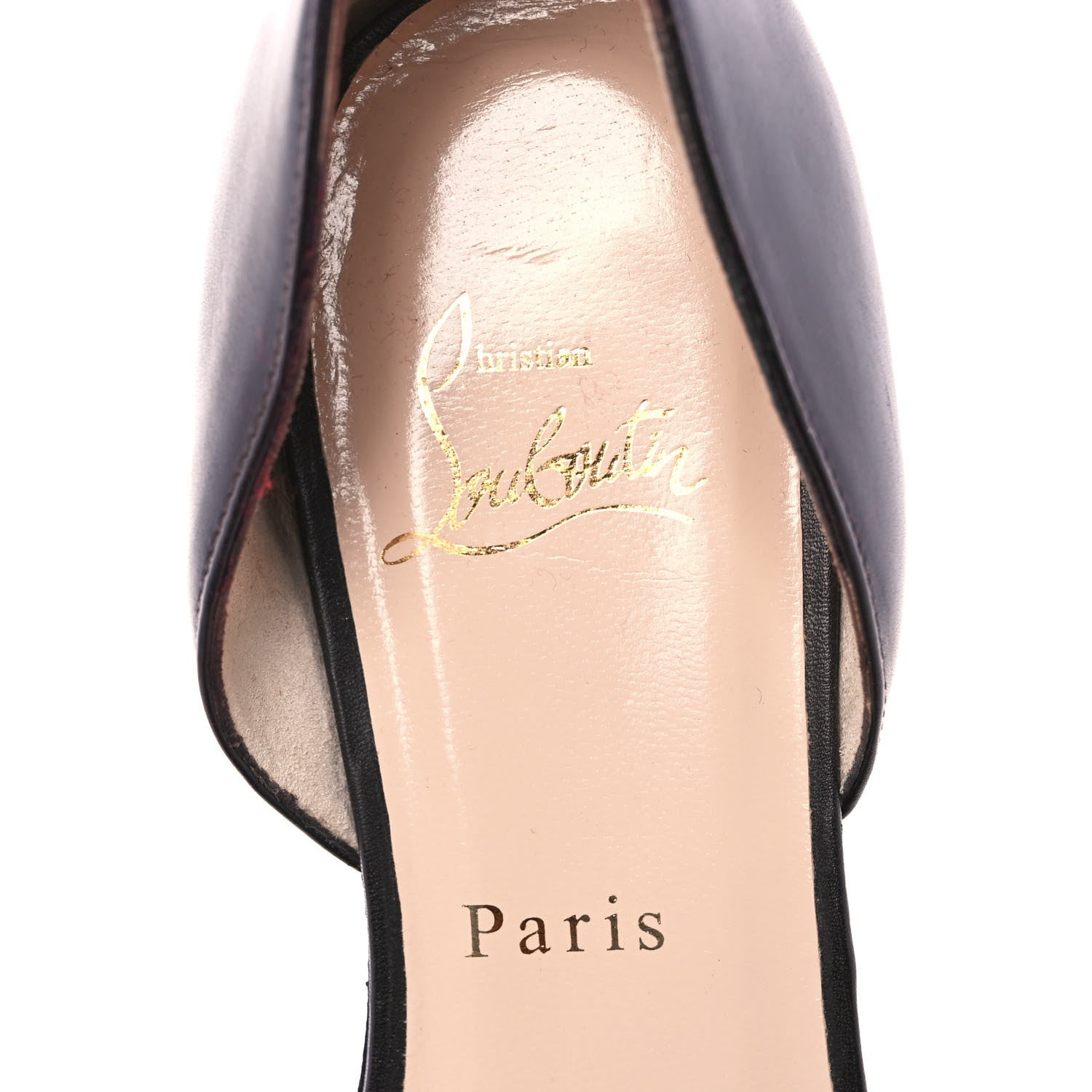Christian Louboutin Shiny Nappa Ballalla Flats 39 Dark Brown 7 of 7