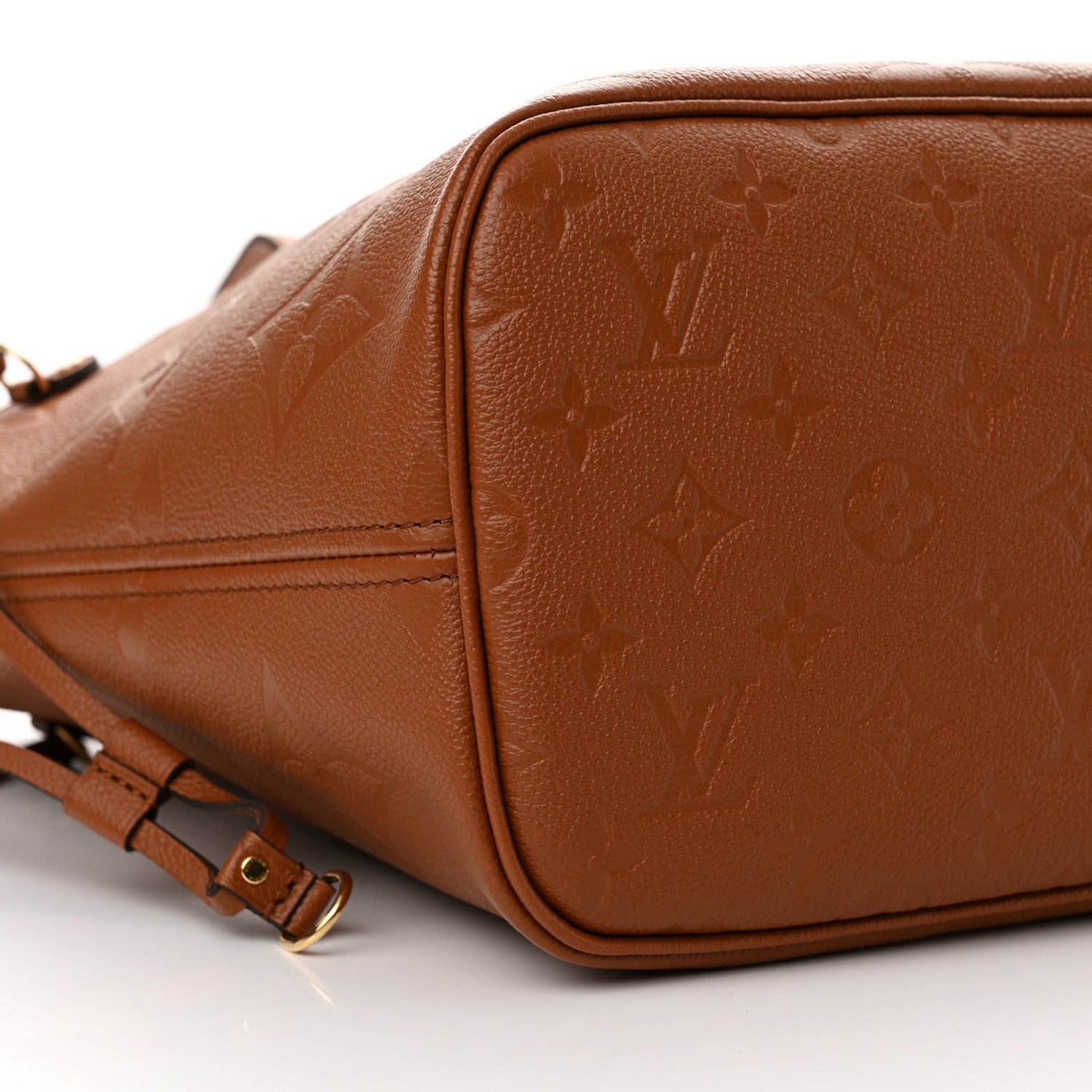 Louis Vuitton Empreinte Monogram Giant Neverfull MM Cognac 9 of 10