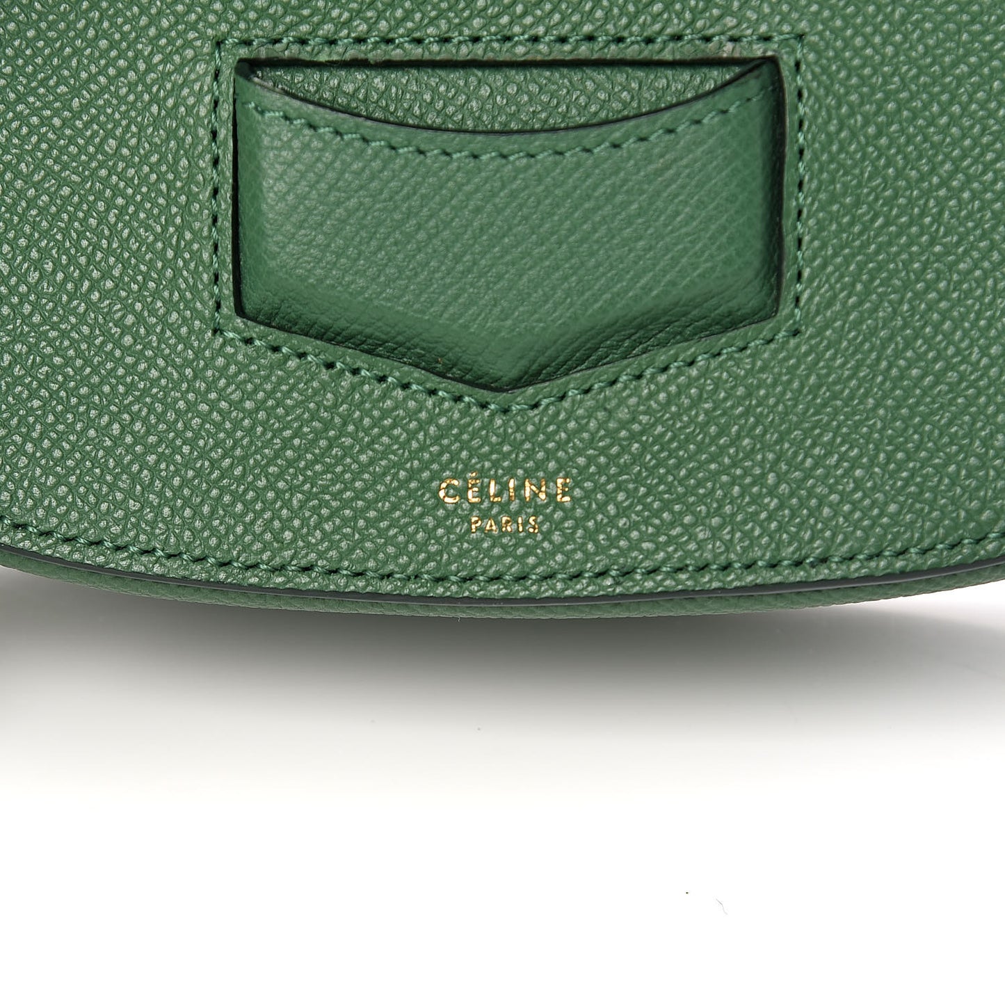 Grained Calfskin Small Trotteur Light Forest