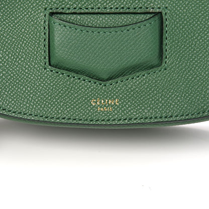 Celine Grained Calfskin Small Trotteur Light Forest 7 of 11