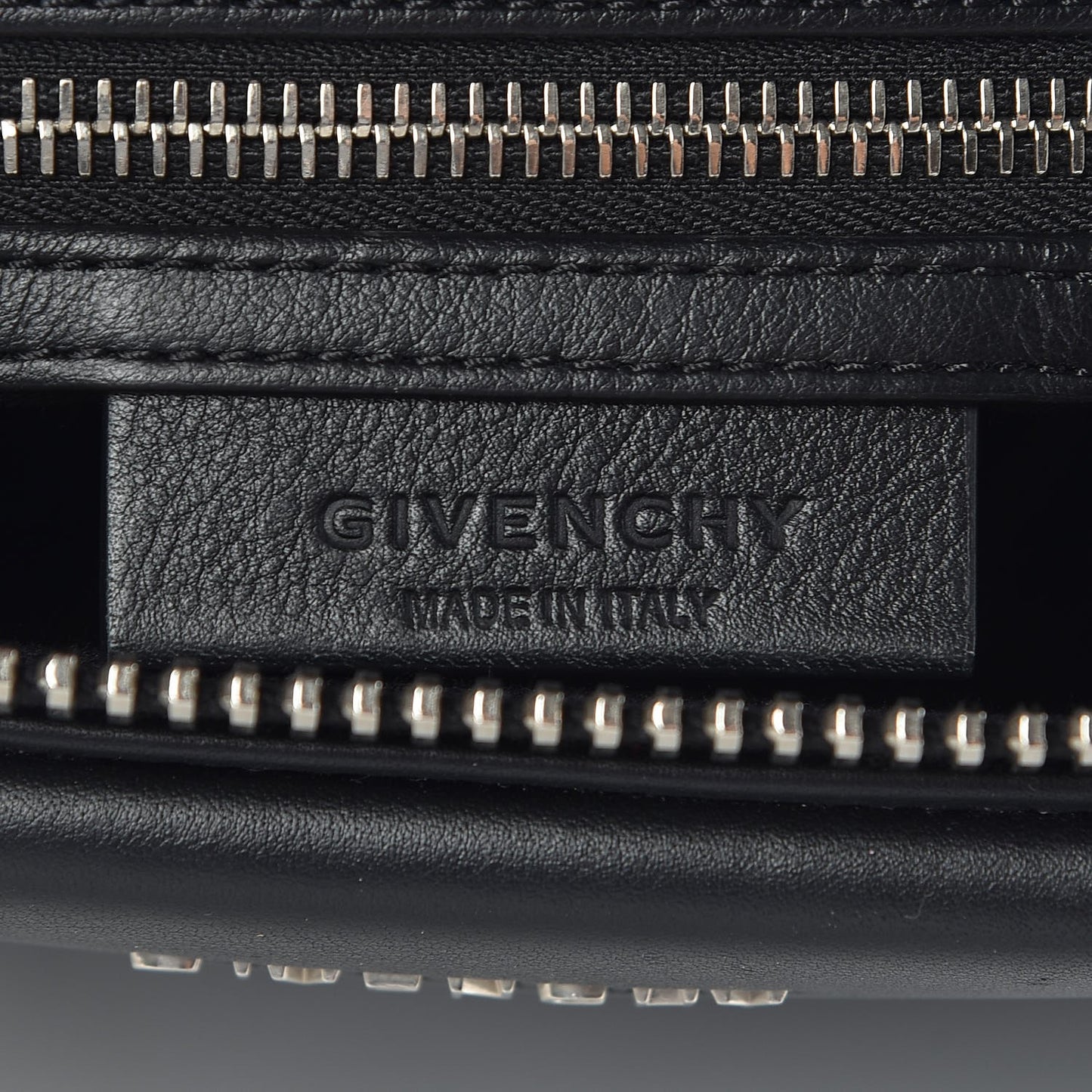 Calfskin Small Studded Antigona Black