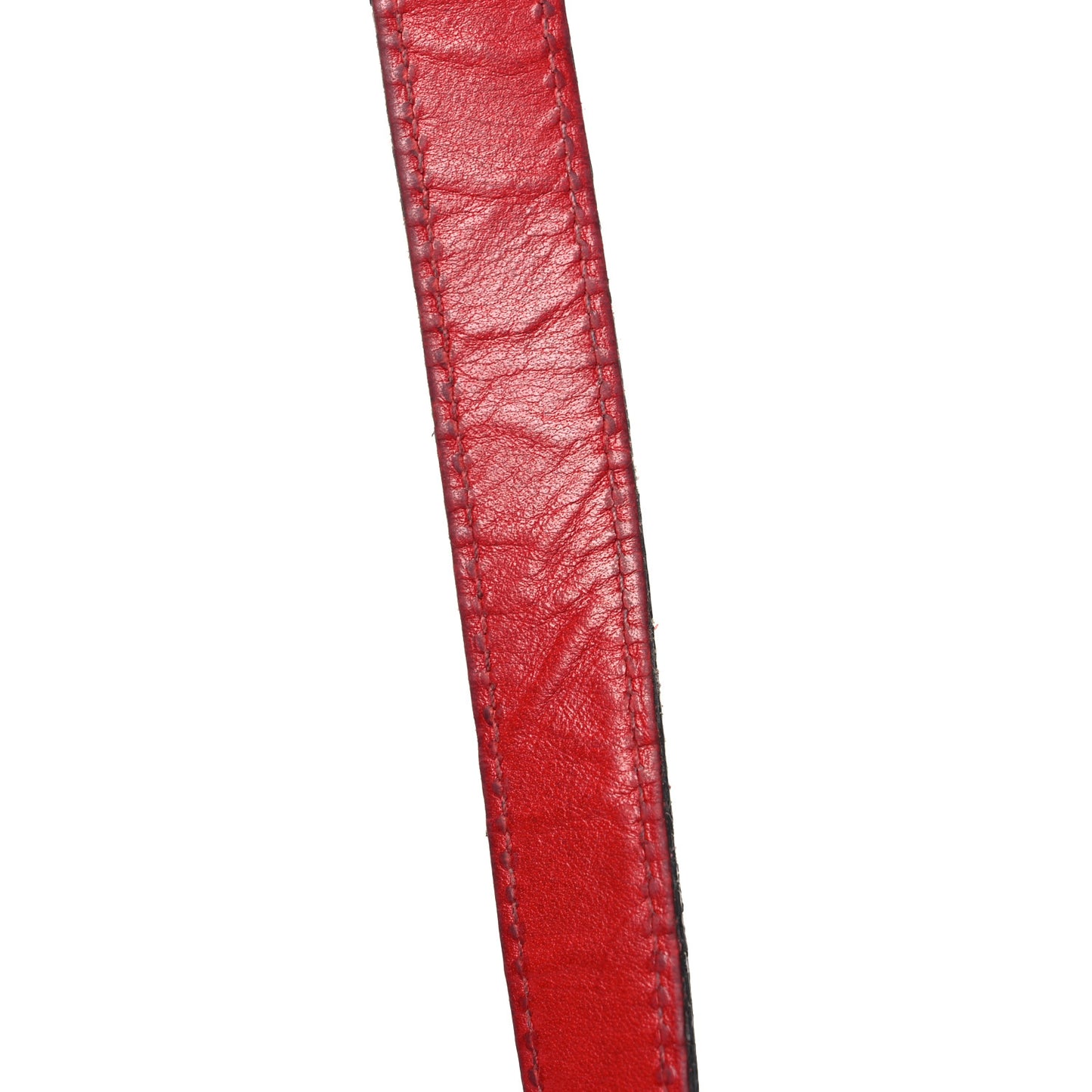 Bright Diamante GG Monogram Studded Medium Bucket Bag Red