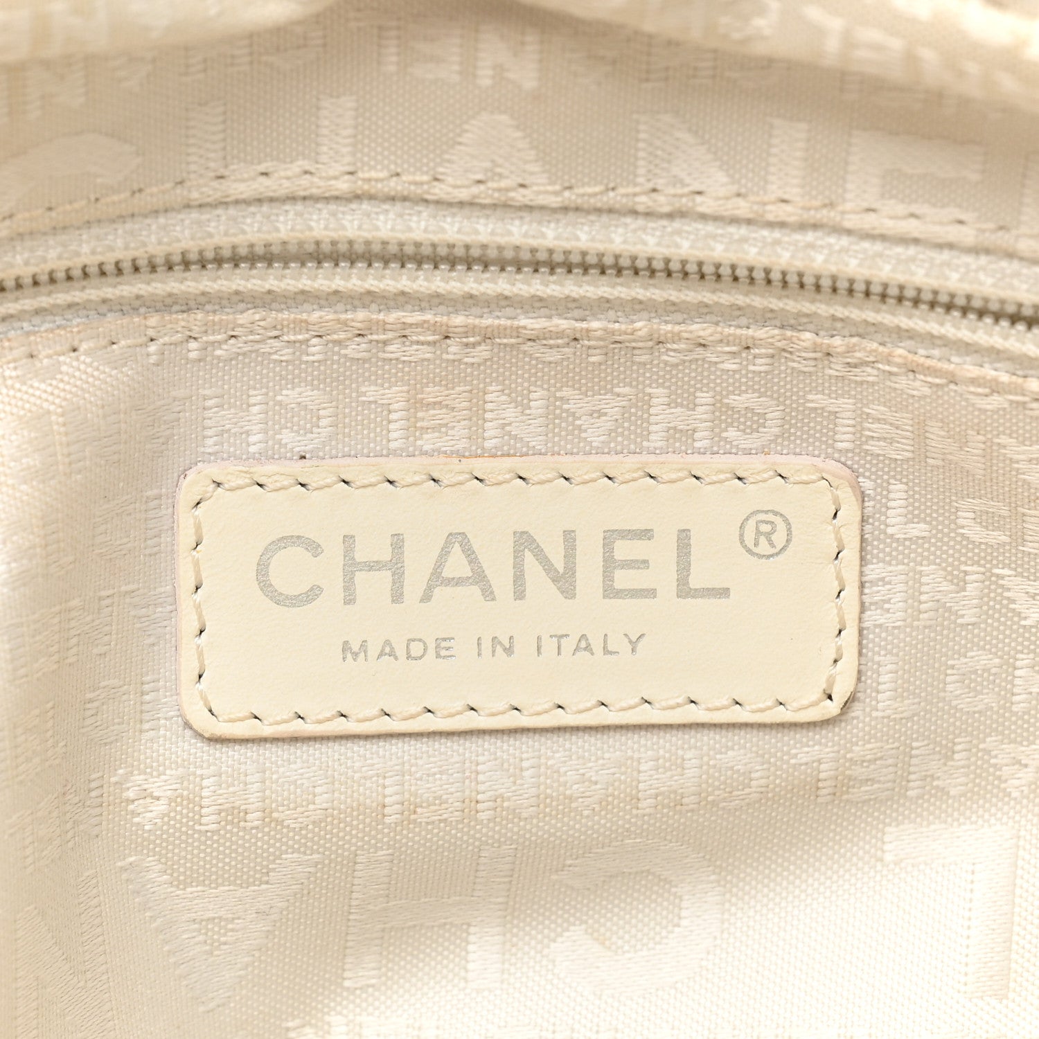 Chanel Caviar Square Stitched Bowler White 8 of 19