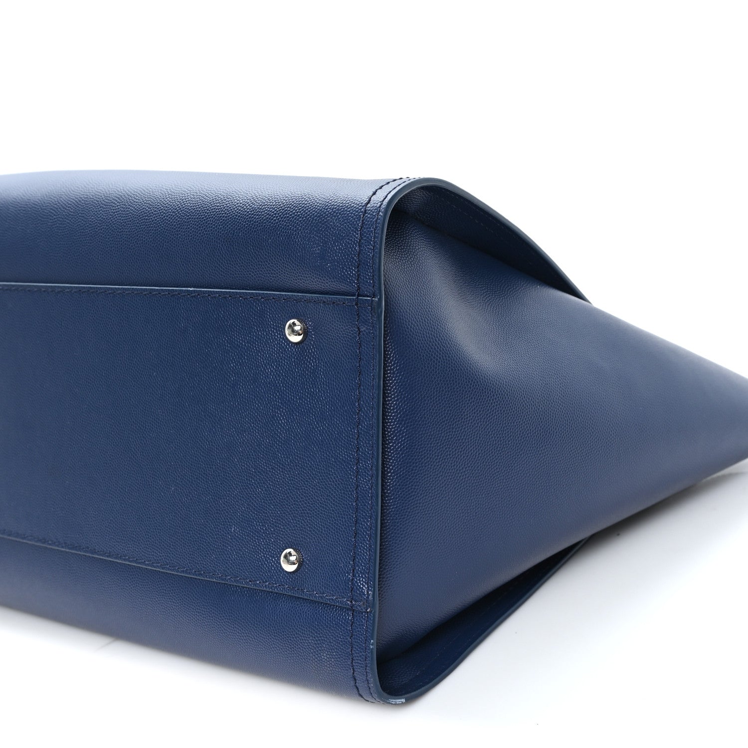 Chanel Caviar Large Studded Deauville Tote Navy 10 of 14