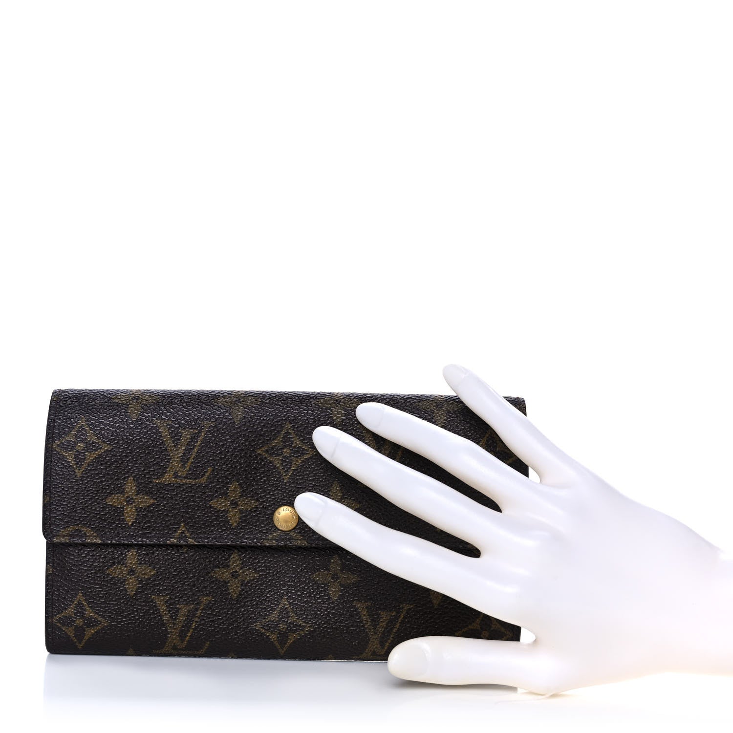 Louis Vuitton Monogram Sarah Wallet 2 of 12
