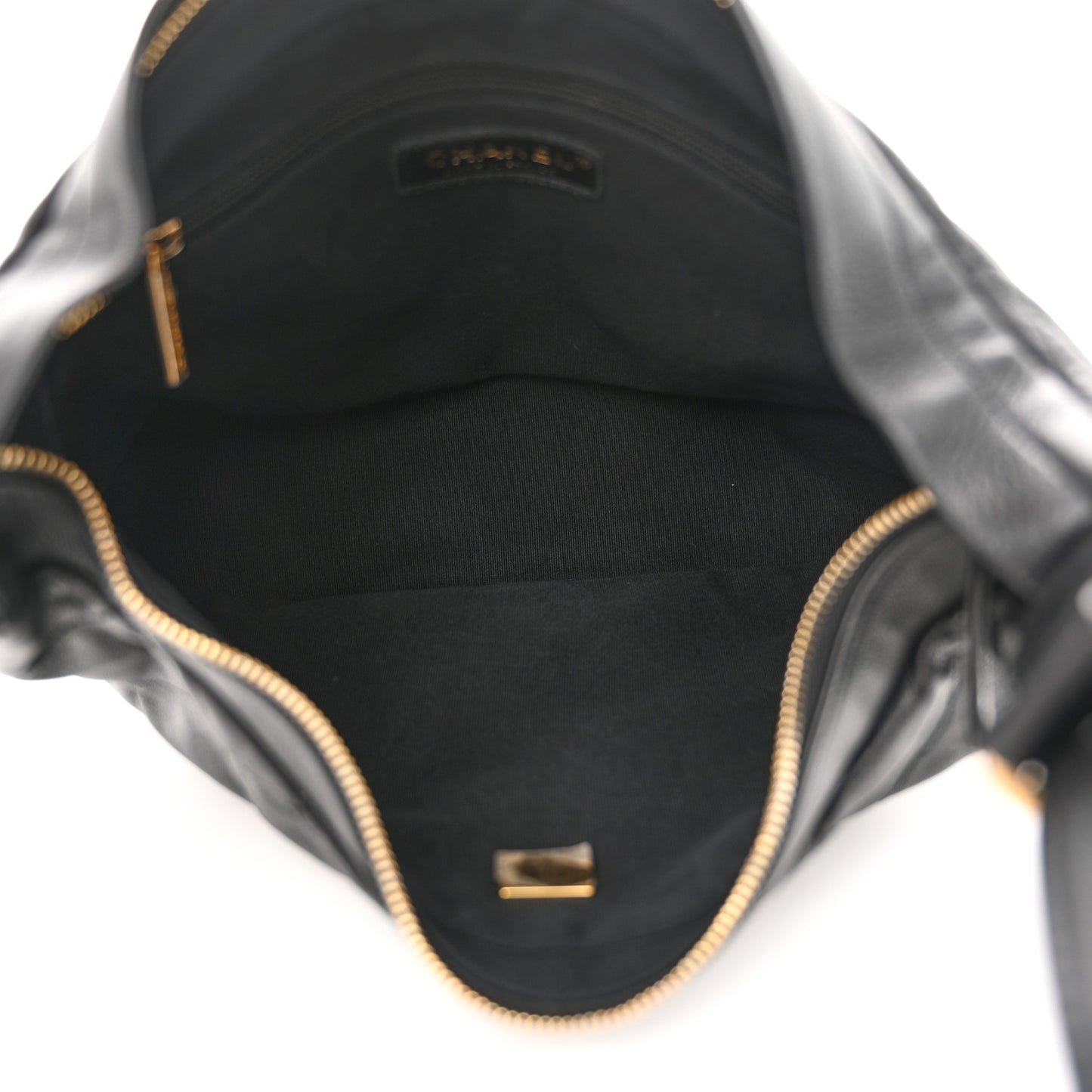 Calfskin Quilted Daily Hobo Black