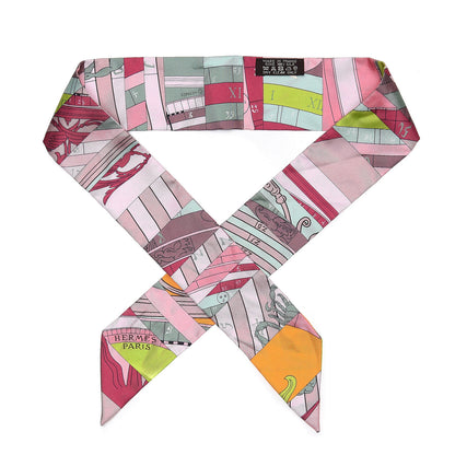 Hermes Silk Astrologie Nouvelle Twilly 1 of 5