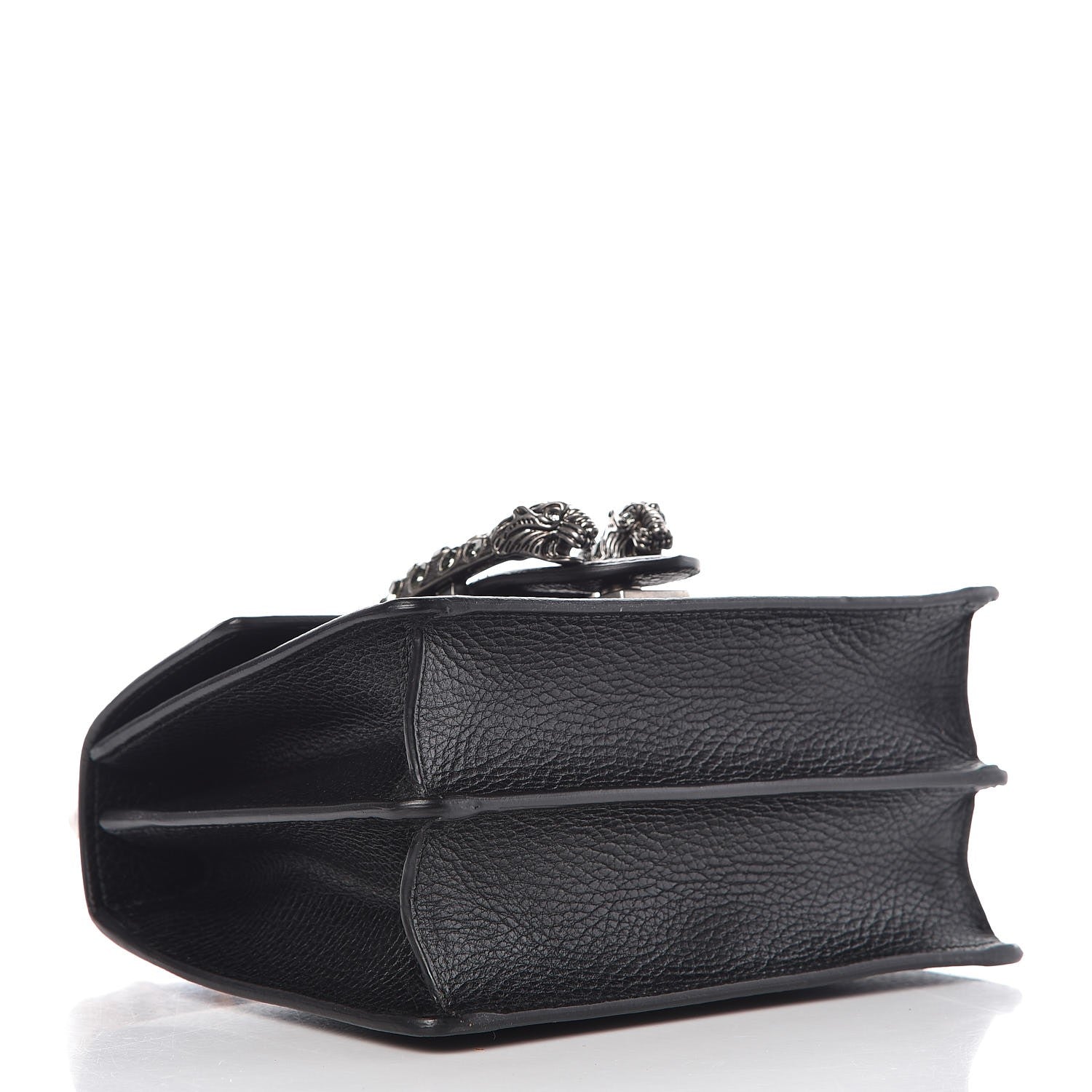 Gucci Dollar Calfskin Crystal Web Mini Dionysus Bamboo Top Handle Bag Black Black Diamond 4 of 8
