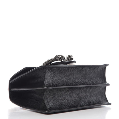 Gucci Dollar Calfskin Crystal Web Mini Dionysus Bamboo Top Handle Bag Black Black Diamond 4 of 8