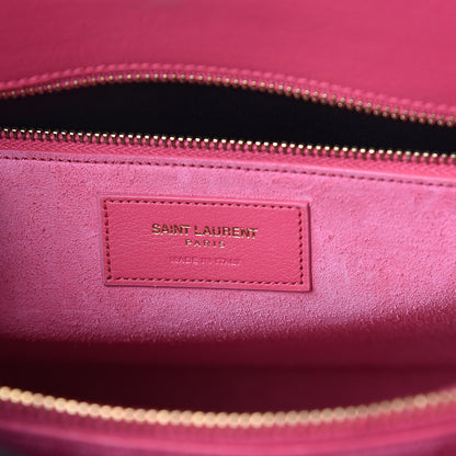 Saint Laurent Calfskin Small Sac De Jour Bubblegum 6 of 10