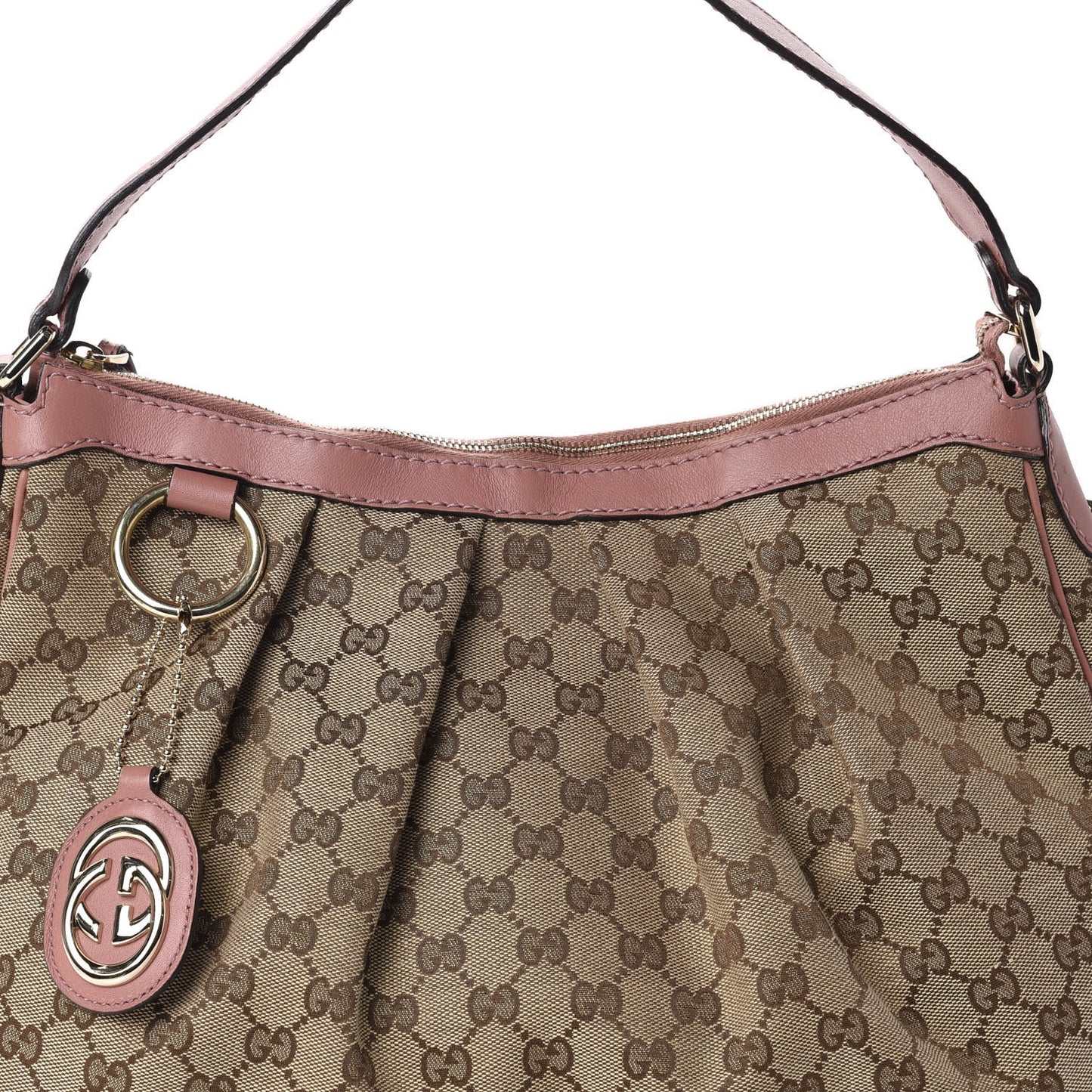 Monogram Medium Sukey Hobo Pink