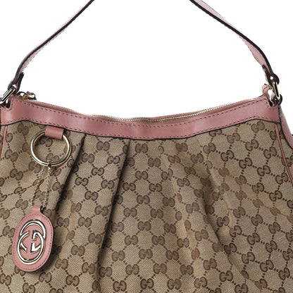 Gucci Monogram Medium Sukey Hobo Pink 13 of 13