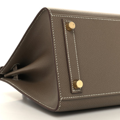 Hermes Epsom Birkin Sellier 25 Etoupe 9 of 11