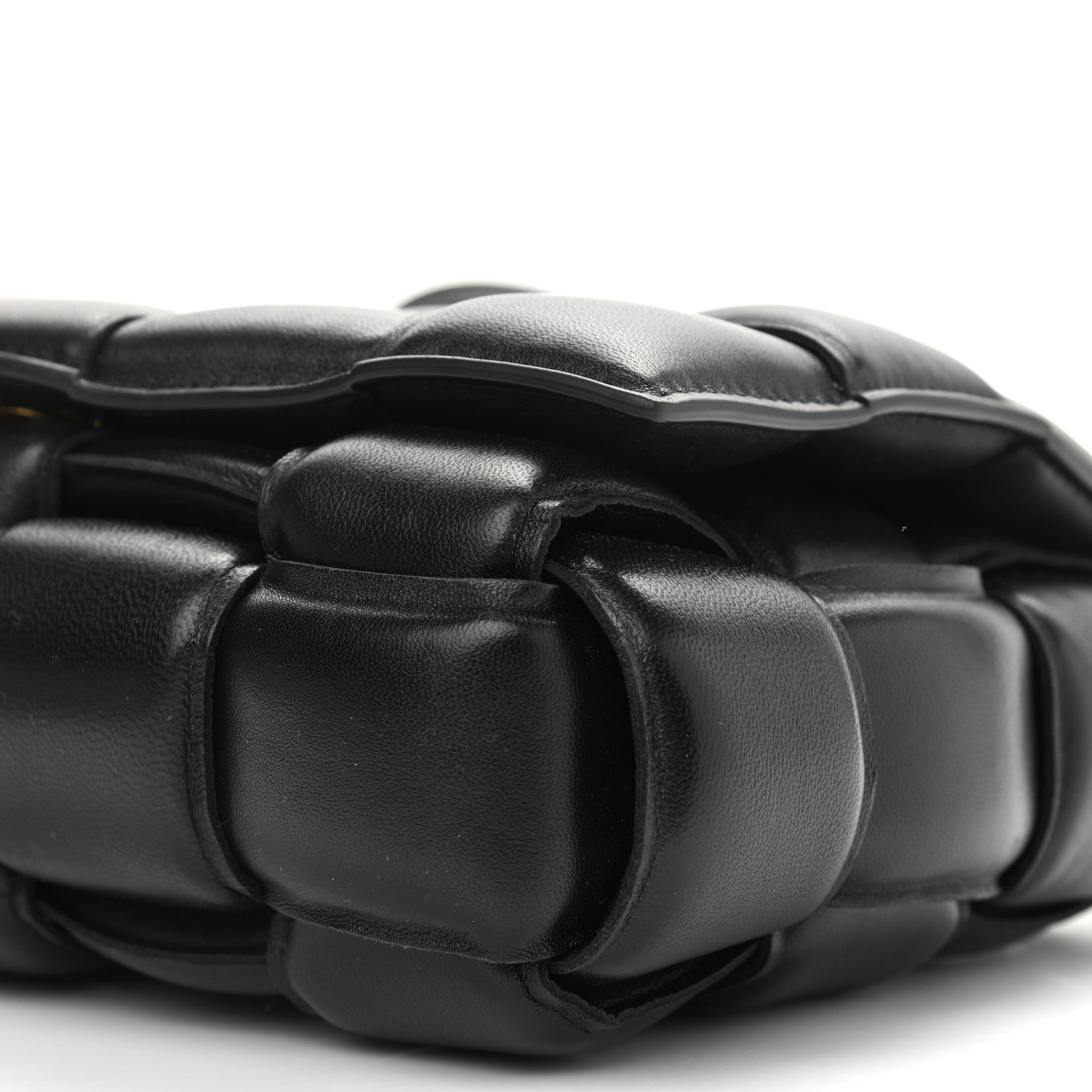 Bottega Veneta Nappa Maxi Intreccio Padded Cassette Crossbody Bag Black 10 of 10