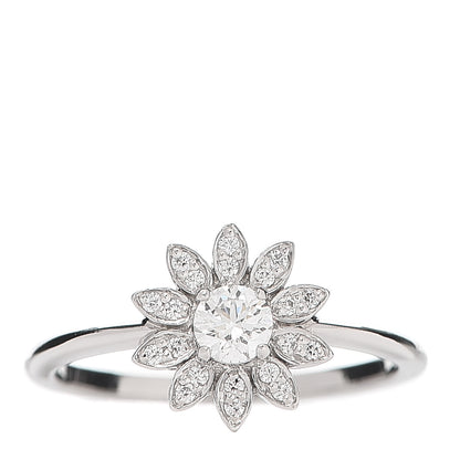 Tiffany Platinum Diamond Enchant Garden Flower Ring 50 5.5 1 of 6