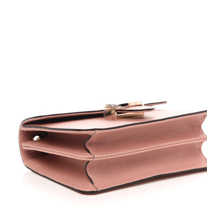 Gucci Dollar Calfskin Small Interlocking G Shoulder Bag Soft Pink 9 of 11