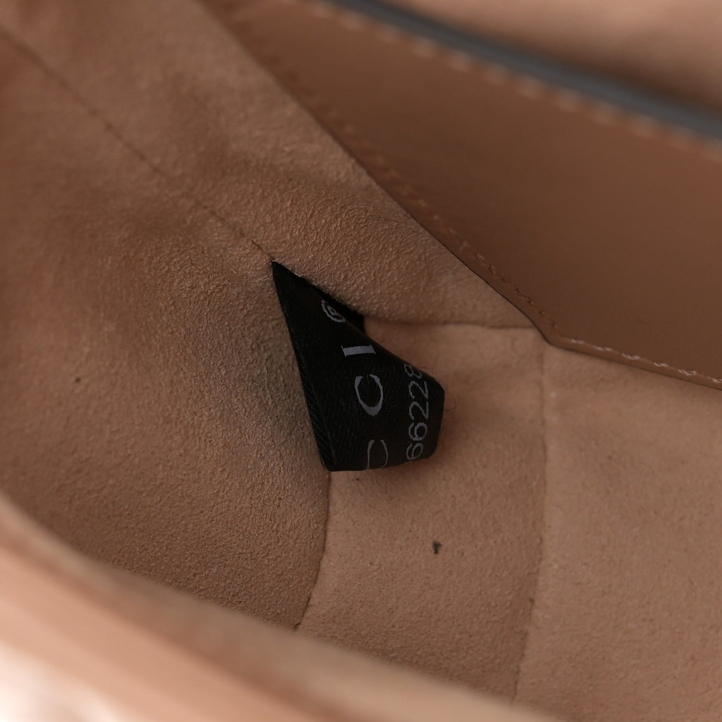 Calfskin Matelasse Aria Mini GG Marmont Shoulder Bag Camelia