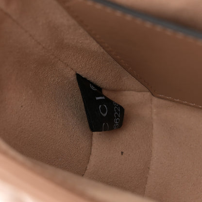 Gucci Calfskin Matelasse Aria Mini GG Marmont Shoulder Bag Camelia 7 of 11