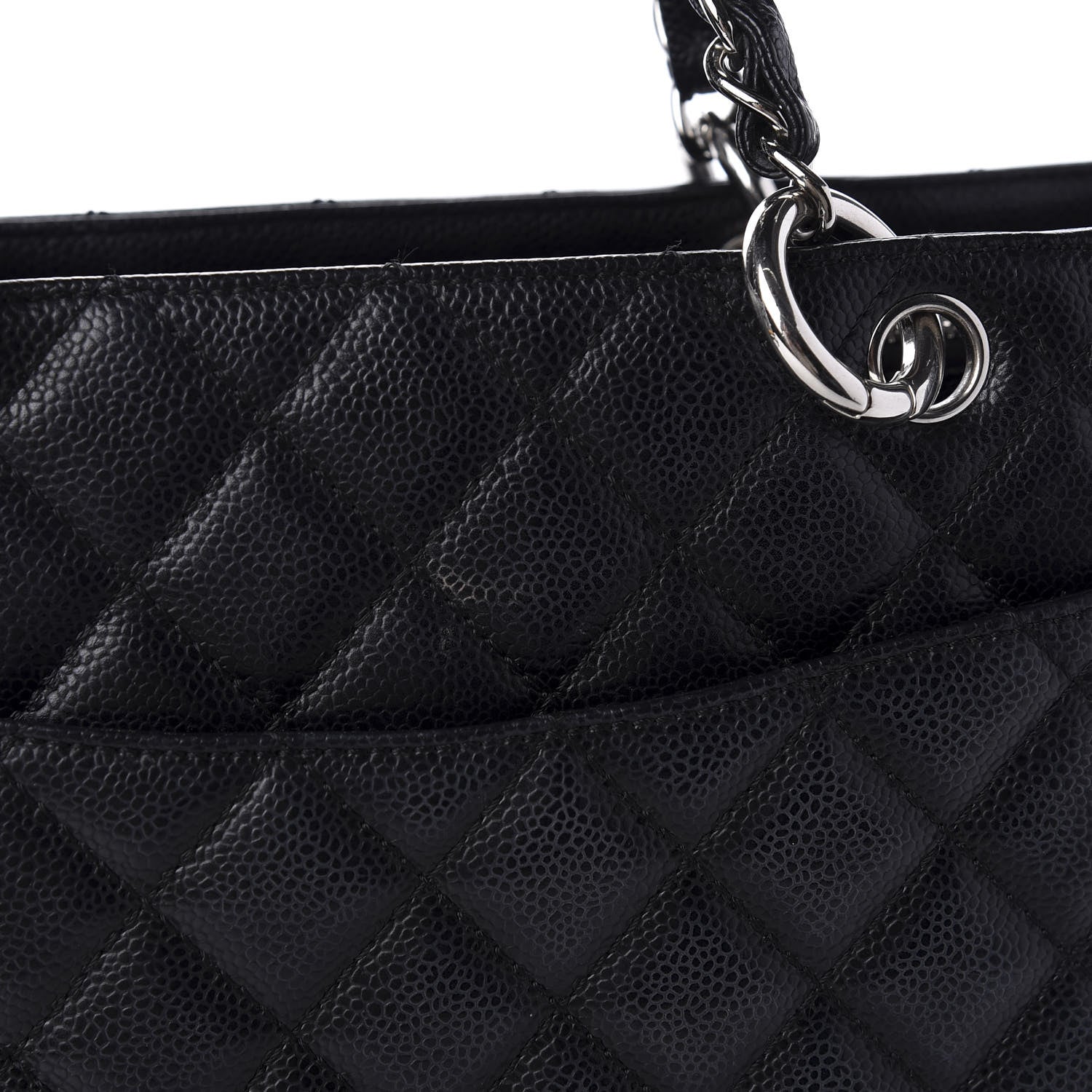 Chanel Caviar Quilted Grand Shopping Tote GST Black 11 of 13