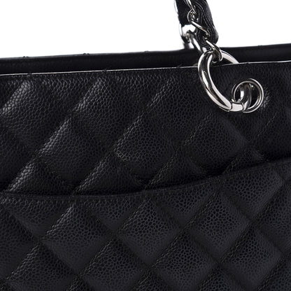 Chanel Caviar Quilted Grand Shopping Tote GST Black 11 of 13