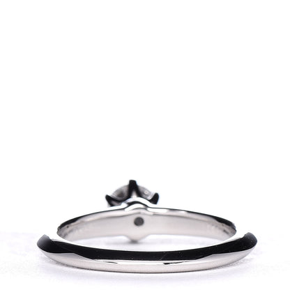 Tiffany Platinum Diamond .38ct Solitaire Engagement Ring 48 4.5 4 of 8