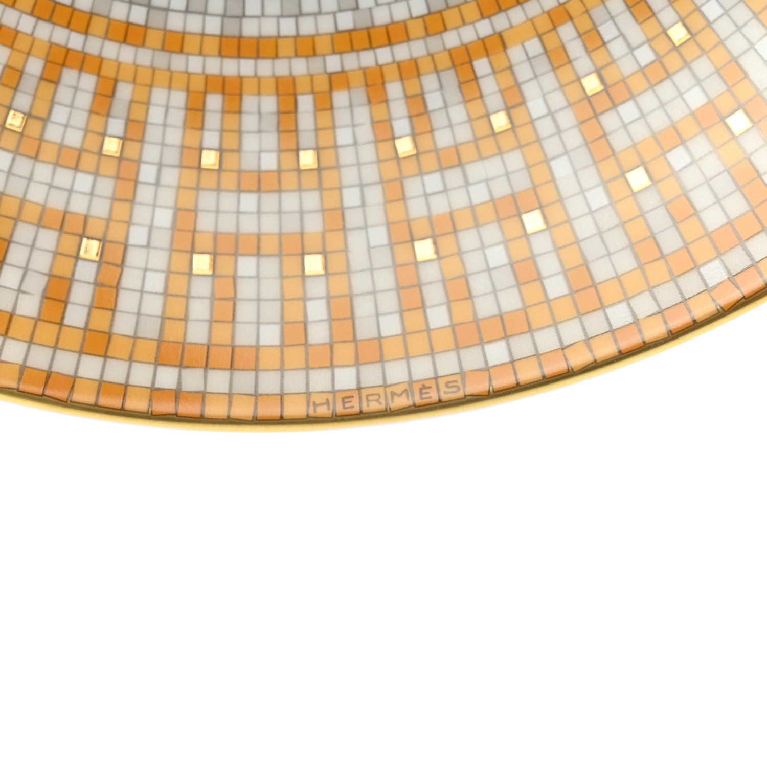 Hermes Porcelain Mosaique au 24 Dessert Plate Set of 2 7 of 7