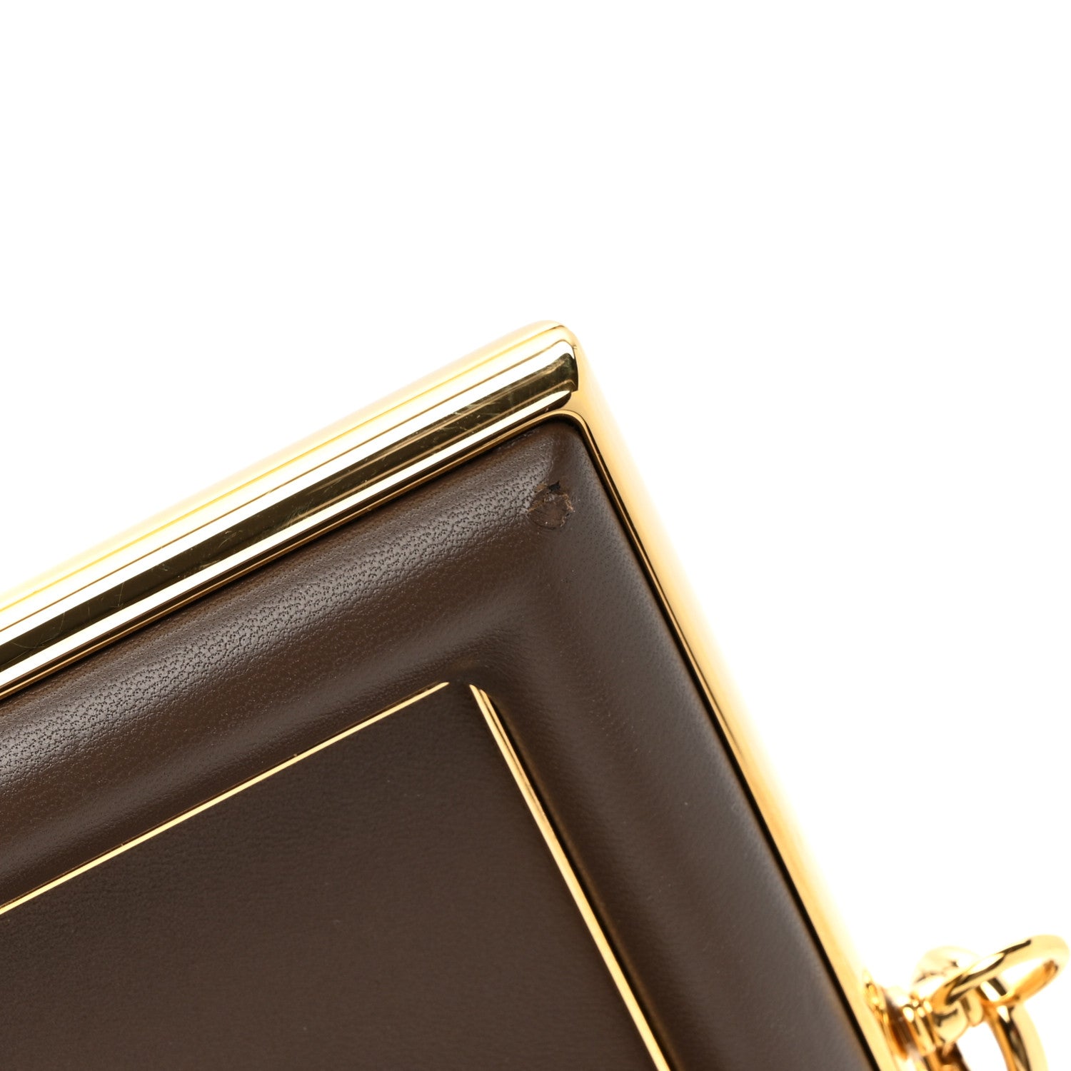Fendi Shiny Nappa Midi Fendi First Dark Coffee 13 of 14