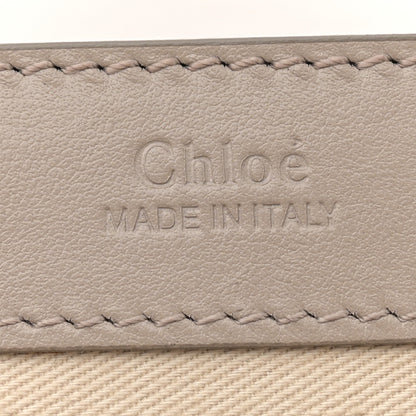 Chloe Calfskin Suede C Clutch With Chain Motty Grey 6 of 13