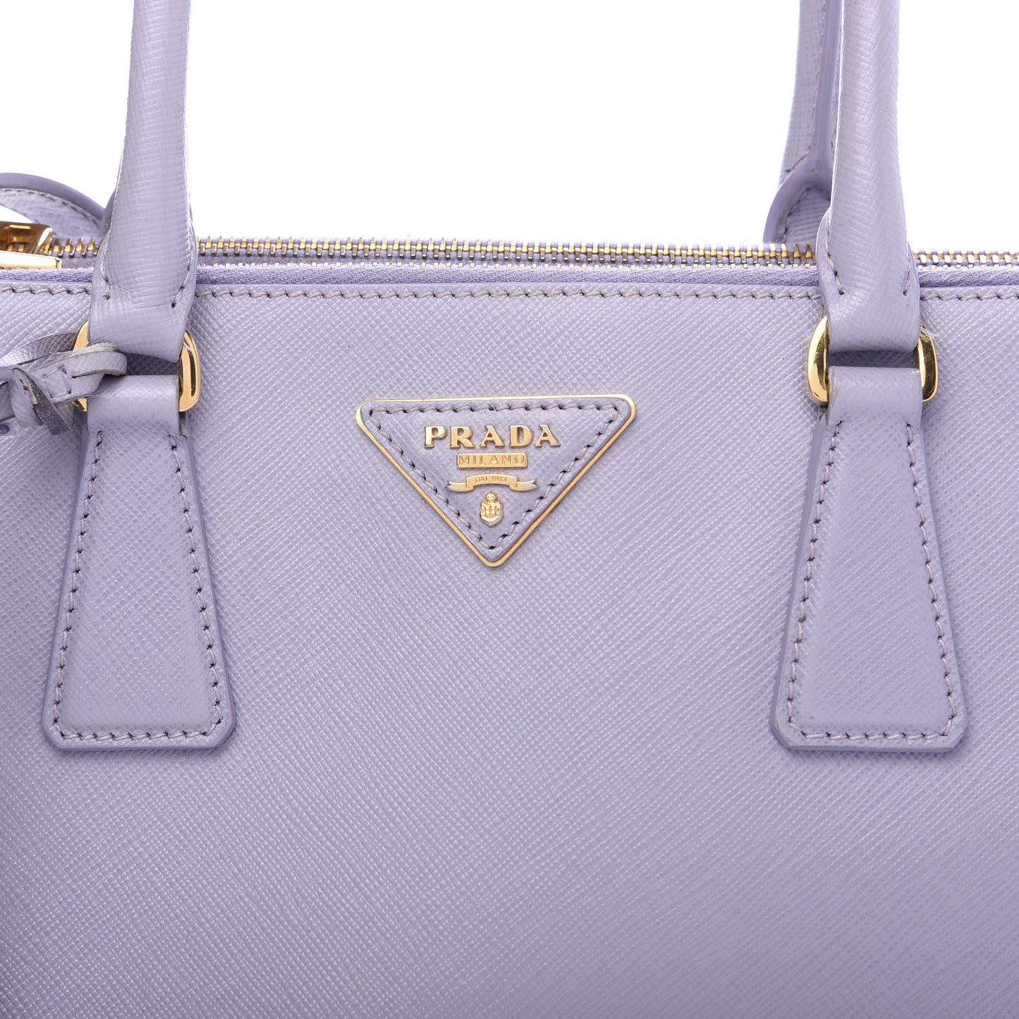 Saffiano Small Galleria Double Zip Tote Glicine