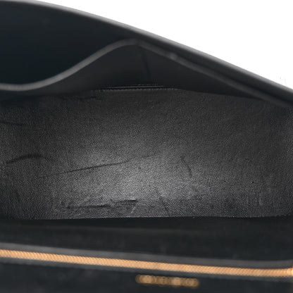 Balenciaga Shiny Box Calfskin Medium Hourglass Top Handle Bag Black 5 of 17