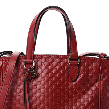Gucci Microguccissima Small Bree Tote Red 11 of 11