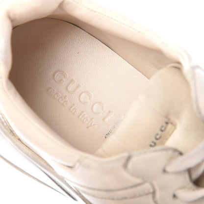 Gucci Soft Calfskin Mens Rhyton Sneakers 9.5 Ivory 8 of 11