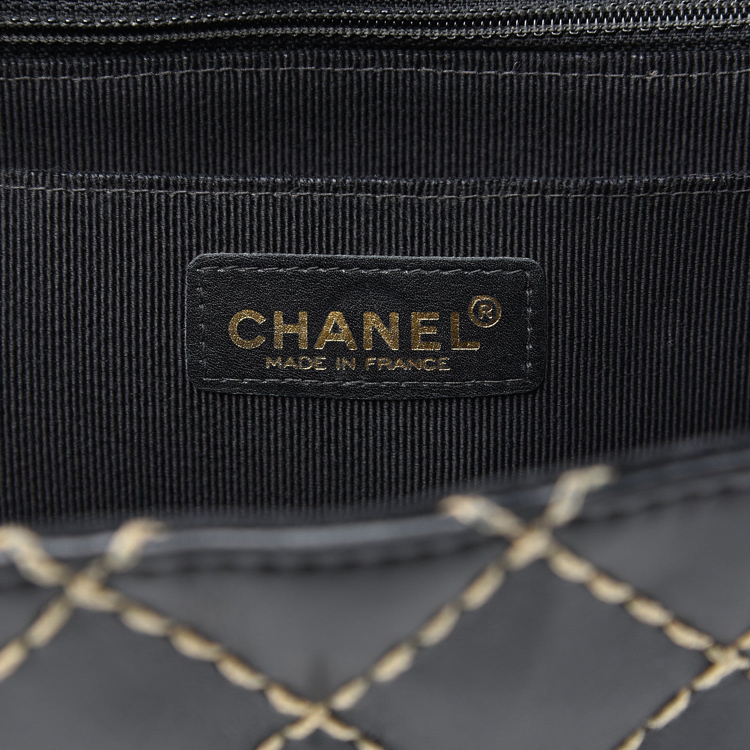 Chanel Calfskin Wild Stitch Jumbo Flap Black 5 of 16