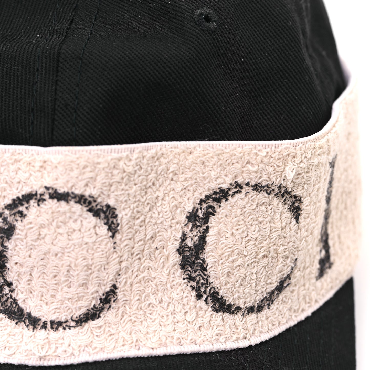 Gabardine Gucci Headband Baseball Hat M Black