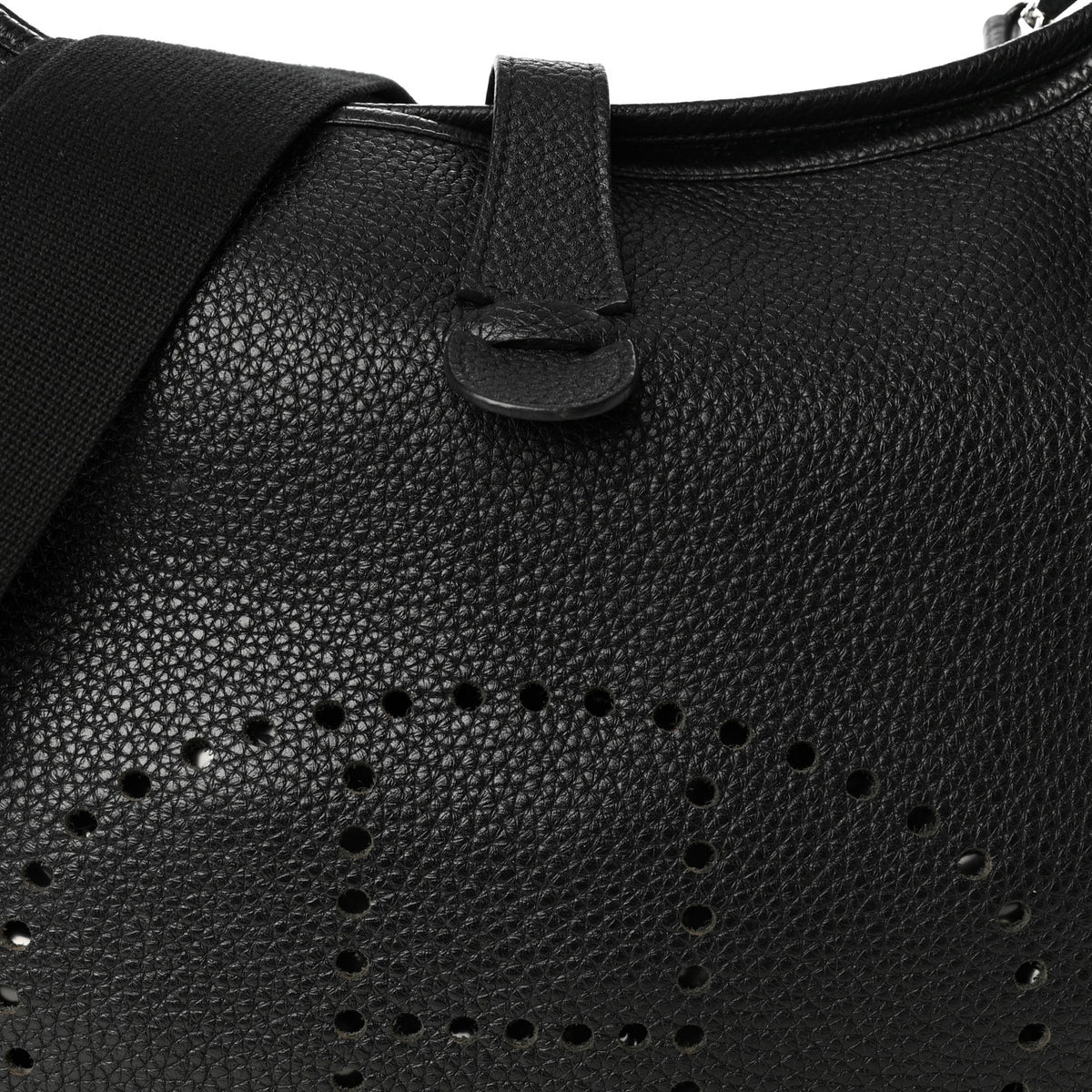 Hermes Taurillon Clemence EVELYNE III GM Black 14 of 21