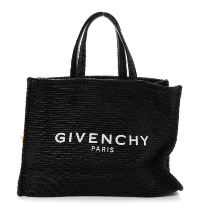Givenchy Raffia Large G Shopping Tote Black 1 of 10