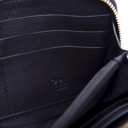 Gucci Guccissima Vitello Tender Donna Long Wallet Testa di Moro 6 of 7