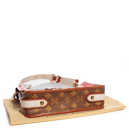 Louis Vuitton Monogram Rayures Tisse Clutch Red 4 of 7