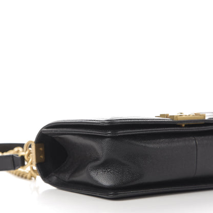 Chanel Caviar Quilted Medium Boy Flap Black 8 of 10