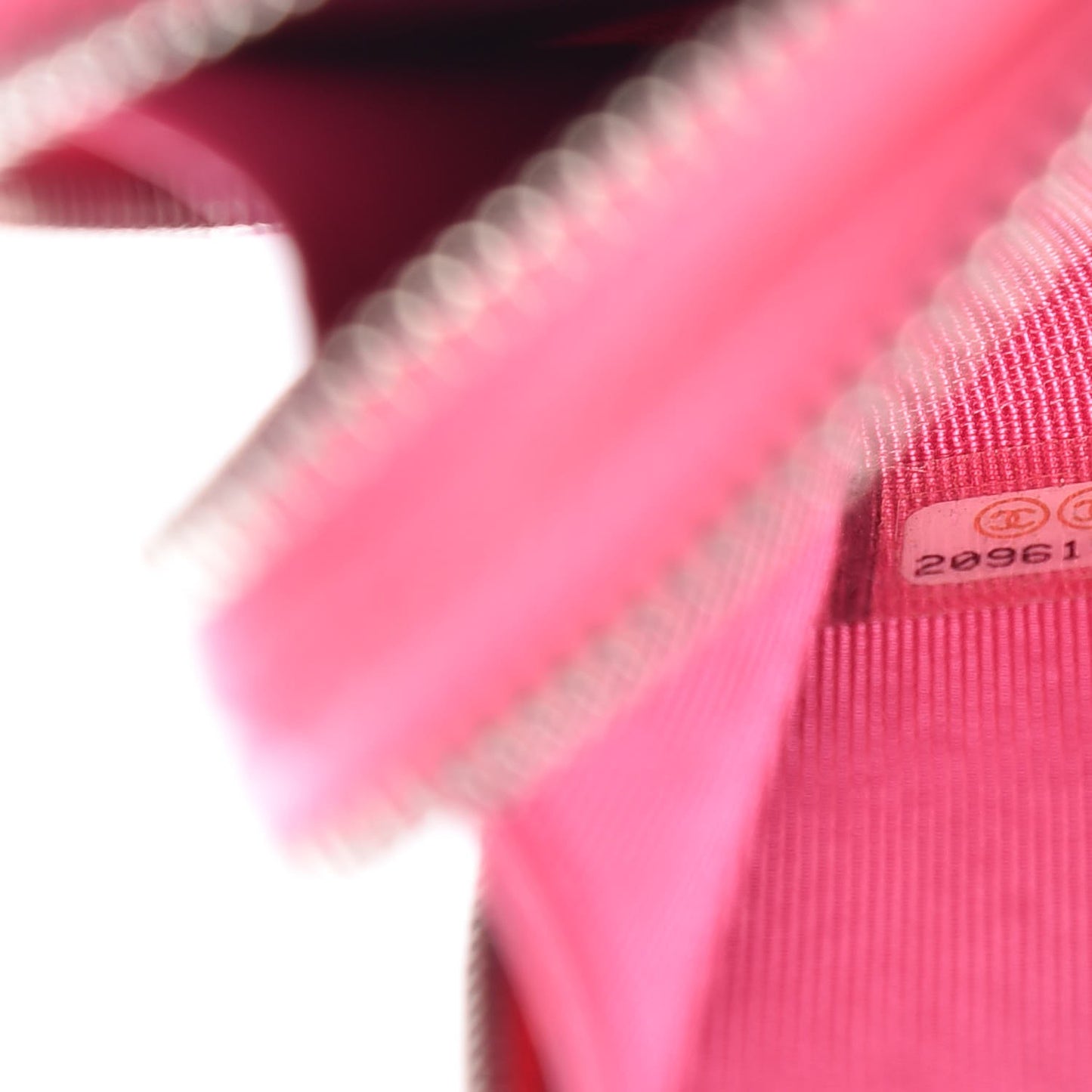Caviar Quilted Triple Zipper Wallet Pink