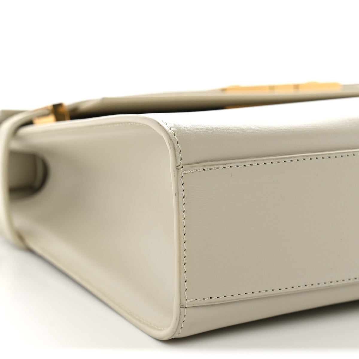 Smooth Calfskin Manhattan Shoulder Bag Crema Soft