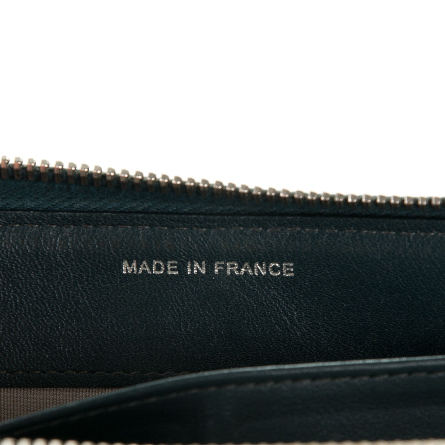 Chanel Patent Quilted Brilliant Zip Around Wallet Blue 7 of 9