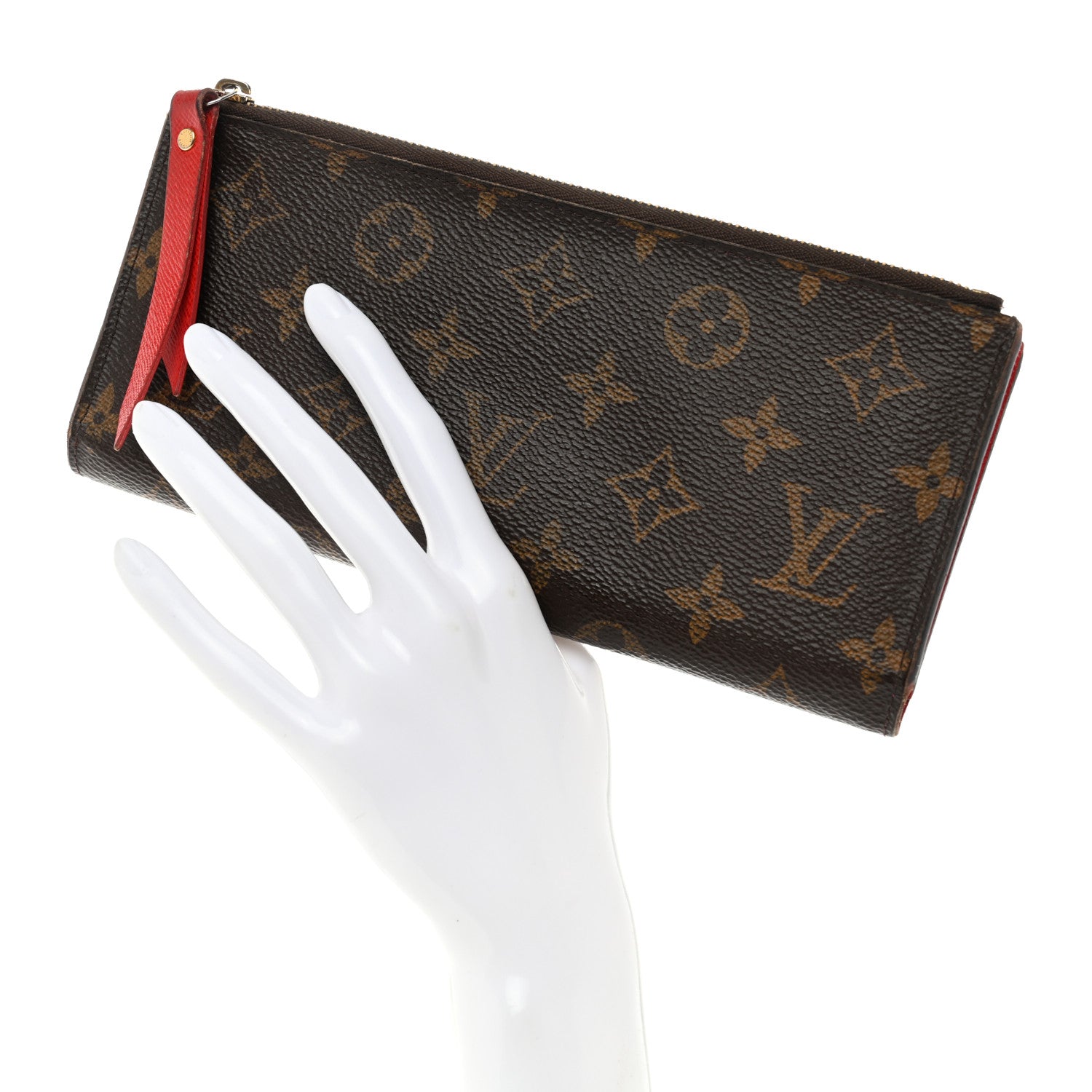 Louis Vuitton Monogram Adele Wallet Coquelicot 2 of 15