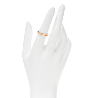 Hermes 18K Rose Gold Ariane Wedding Band Ring 54 7 2 of 4
