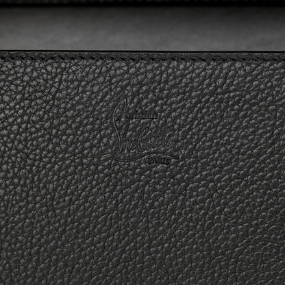 Christian Louboutin Calfskin Spikes Loubinthesky Paloma Clutch Black 6 of 10