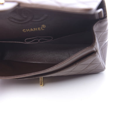 Chanel Lambskin Quilted Small Double Flap Brown 5 of 16
