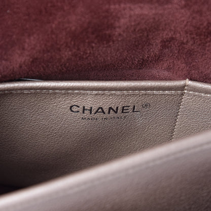 Chanel Metallic Calfskin Quilted Jungle Stroll Messenger Bag Gold 6 of 8