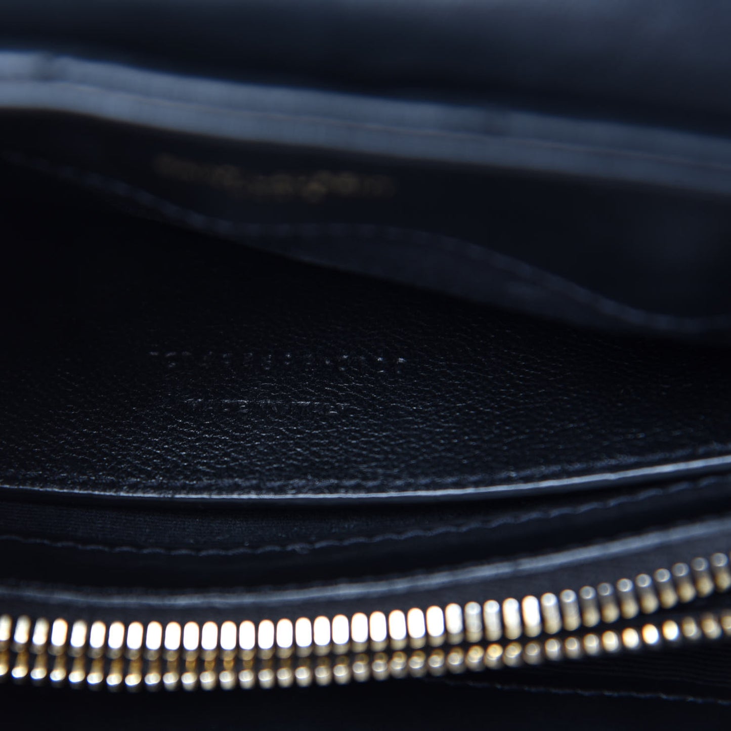 Calfskin Y Quilted Monogram Small Loulou Chain Satchel Black