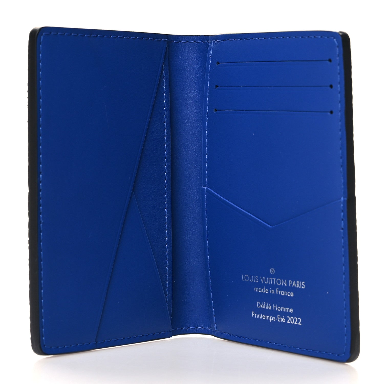 Louis Vuitton Taurillon Illusion Pocket Organizer Bleu Rose 5 of 6